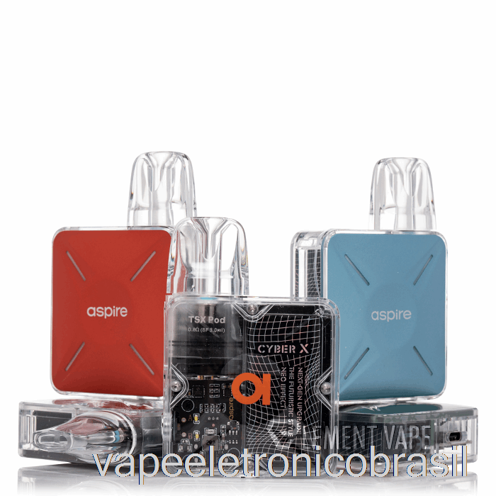 Vape Eletrônico Aspire Cyber X Pod System Gunmetal